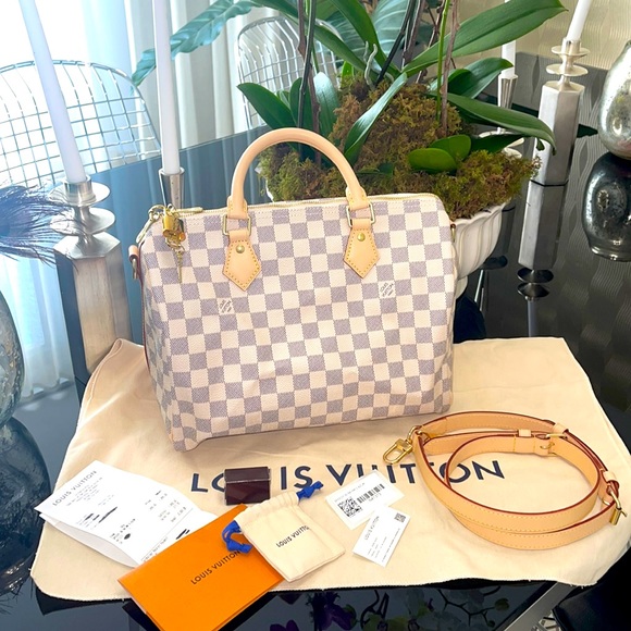 Louis Vuitton Damier Azur Speedy 30” - Picture 2 of 16